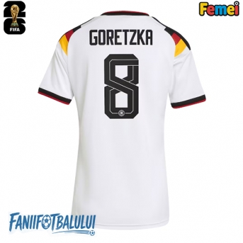 Germania Leon Goretzka #8 Echipament de Fotbal Replică Mondial 2026 Femei Acasa